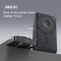TRUSMI 15W Magnetic Wireless Power Bank Black with C+L Cable & Kickstand PB12-01 (10000mAh)