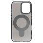 Brilliance LUX iPhone 17 Glitter Sparkle Magnetic Clear TPU + Acrylic with Kickstand Phone Case Black