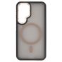 Brilliance LUX Samsung S25 Silicone-Feel Magnetic Hybrid TPU + PC Phone Case Desert Titanium