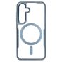 Brilliance LUX Samsung S25 Chrome-Plated Magnetic Clear TPU + Acrylic Phone Case Blue Titanium