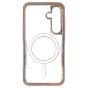 Brilliance LUX Samsung S25 Plus Chrome-Plated Magnetic Clear TPU + Acrylic Phone Case Gold Titanium