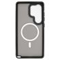 Brilliance LUX Samsung S25 Ultra Silicone-Feel Magnetic Hybrid TPU + PC Phone Case Black