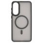 Brilliance LUX Samsung S25 Edge Silicone-Feel Magnetic Hybrid TPU + PC Phone Case Black