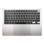MacBook Air 13" (A2681 / Mid 2022) Top Case Assembly With Battery And Keyboard (Silver)