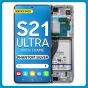 Samsung S21 Ultra 5G LCD with Touch + Frame Phantom Silver SERVICE PACK