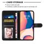 Brilliance LUX iPhone 15 Pro Flip PU Leather Wallet 3D Print Rhombus Case Black
