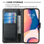Brilliance LUX iPhone 13 Pro Flip PU Leather Wallet Classic Card Pockets with Wrist Strap Case Black