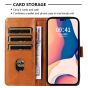 Brilliance LUX Samsung S24 Ultra Book Flip Soft PU Leather Wallet with Card Pockets Case Light Brown