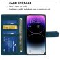 Brilliance LUX Samsung S24 Ultra Flip Premium PU Leather Wallet Business Style with Card Pockets Case Blue