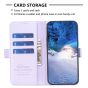 Brilliance LUX Samsung A15 5G Flip Book PU Leather Wallet Holder & Stand with Card Pockets Case Light Purple