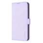 Brilliance LUX iPhone 15 Flip Book PU Leather Wallet Holder & Stand with Card Pockets Case Light Purple