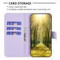 Brilliance LUX Samsung S21 Plus Flip Book PU real Leather Wallet Holder & Kickstand with Card Pockets Case Purple
