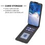 Brilliance LUX Samsung S23 Flip PU Photo Frame Leather Up And Down Wallet with Card Pockets Case Black