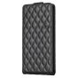 Brilliance LUX Samsung S23 Flip PU Photo Frame Leather Up And Down Wallet with Card Pockets Case Black