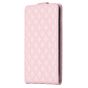 Brilliance LUX iPhone 15 Flip PU Photo Frame Leather Up And Down Wallet with Card Pockets Case Pink