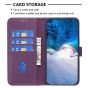 Brilliance LUX iPhone 15 Flip PU Genuine Leather Detachable Strong Magnetic Wallet with Card Pockets Case Purple