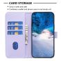 Brilliance LUX Samsung S24 Plus Flip Book PU Genuine Leather Detachable Strong Magnetic Wallet with Card Pockets Case lavender