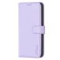 Brilliance LUX Samsung S21 Ultra Flip Book PU Genuine Leather Detachable Strong Magnetic Wallet with Card Pockets Case lavender
