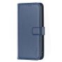 Brilliance LUX Samsung S23 Ultra Flip Book PU Genuine Leather Detachable Strong Magnetic Wallet with Card Pockets Case Blue