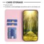 Brilliance LUX Samsung A13 4G/5G Flip PU Leather Holder Slots Magnetic Wallet with Card Pockets Case Pink