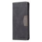 Brilliance LUX Samsung S20 Ultra Flip PU Leather Stitching Colors Dark Magnetic Wallet with Card Pockets Case Black
