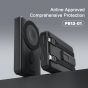 TRUSMI 15W Magnetic Wireless Power Bank Black with C+L Cable & Kickstand PB12-01 (10000mAh)
