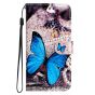 Brilliance LUX iPhone 6/7/8 Flip PU Leather Wallet 3D Print Butterfly with Wrist Strap Case
