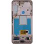 Samsung S22 5G LCD with Touch + Frame After Market Soft OLED Pink Gold (ORIGINAL SIZE) (120 HZ)