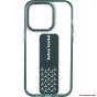 Brilliance LUX iPhone 14 Pro Acrylic Belt Case Green
