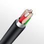 TRUSMI USB to Type C Black Cable (1M)