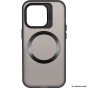 Brilliance LUX for Samsung S24 ultra Lens holder transparent CD pattern case  Black