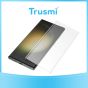 TRUSMI Samsung S22 Ultra Full Adhesive Curved Tempered Glass Pack of 10 (Functioning Fingerprint)