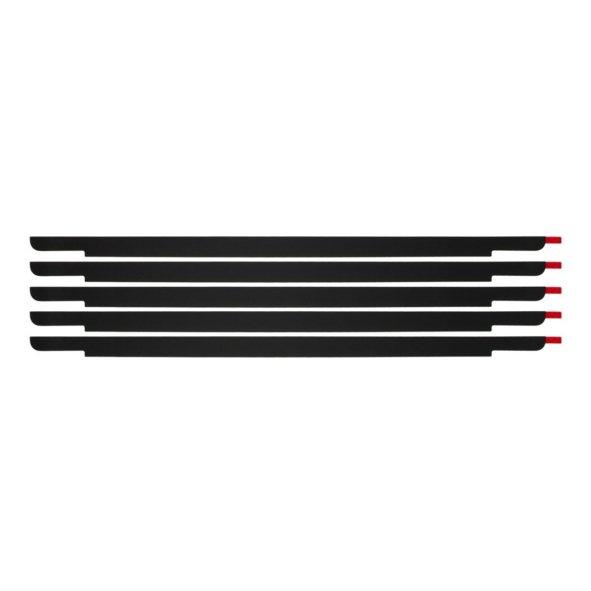 MacBook Air 13" (A2681 / Mid 2022 / A3113 / Mid 2024 / A3240 / Early 2025) Display Bottom Plastic Bezel Strip (Without Logo), 5 Pack