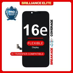 Brilliance Elite iPhone 16e / 17e LCD With Touch Black Soft OLED (R-IC)