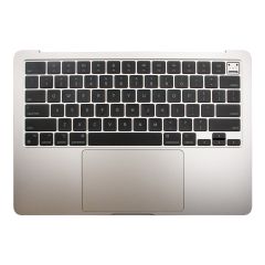 MacBook Air 13" (A2681 / Mid 2022) Top Case Assembly With Battery And Keyboard (Starlight)