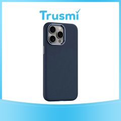 TRUSMI iPhone 12/12 Pro PU Leather Magnetic Phone Case, Royal Blue