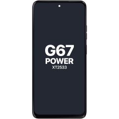 Motorola Moto G67 Power 5G (XT2533 / 2025) LCD with Touch + Frame Black