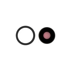 iPhone 16e / 17e Back Camera Lens With Bracket & Bezel Black