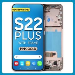 Samsung S22 Plus 5G LCD with Touch + Frame Pink (Refurbished)