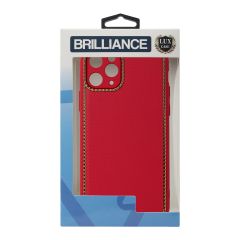 Brilliance LUX For iPhone 14 Plus Diamong Piece Case Red