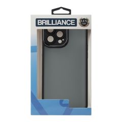 Brilliance LUX For iPhone 14 Pro 3D Electroplating with camera protector Case Black