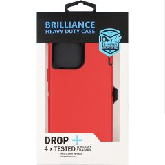 Brilliance HEAVY DUTY iPhone 15 Plus Pro Series Red Case