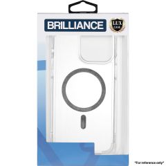 Brilliance LUX for Samsung S24 ultra Frosted four-corner anti-fall magnetic shell case clear