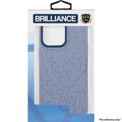 Brilliance LUX for Samsung Note 20 Pebble pattern case Blue