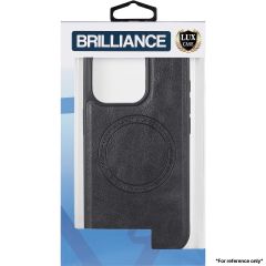 Brilliance LUX for Iphone 13 Skin phone case (TPU+PC material+PU leather material) Case Black