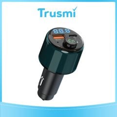 TRUSMI 48W USB & Type C Car Adapter with FM Transmitter