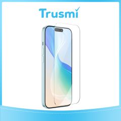 TRUSMI Clear Transparent Tempered Glass Screen Protector for iPhone 16 Plus - 10-Pack