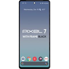 Google Pixel 7 LCD With Touch + Frame Black  (Refurbished)