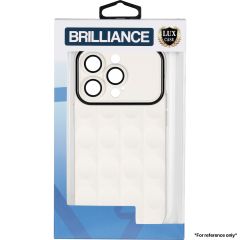 Brilliance LUX iPhone 14 Pro Black Frame Gradient Case Cream