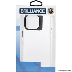 Brilliance LUX for Samsung S24 ultra Lens holder transparent case White